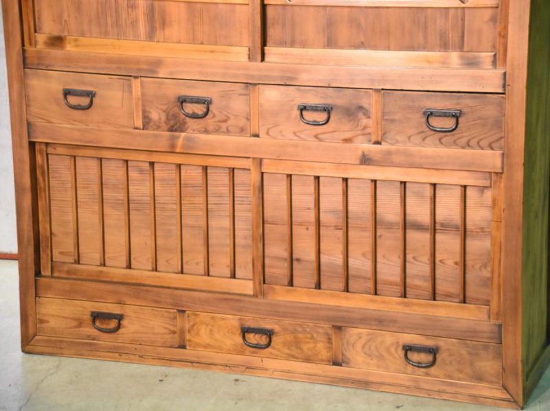 Antique Japanese Kitchen Chest Mizuya Dansu - Image 11