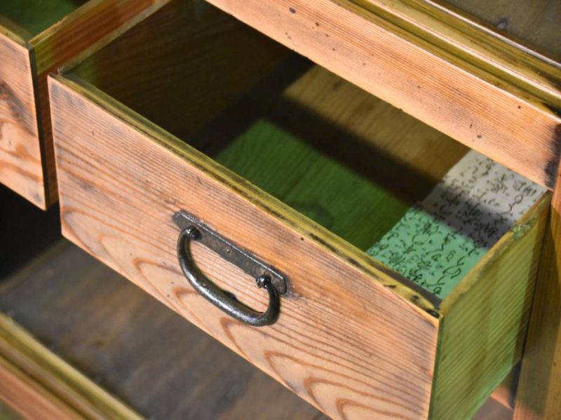 Antique Japanese Kitchen Chest Mizuya Dansu - Image 6