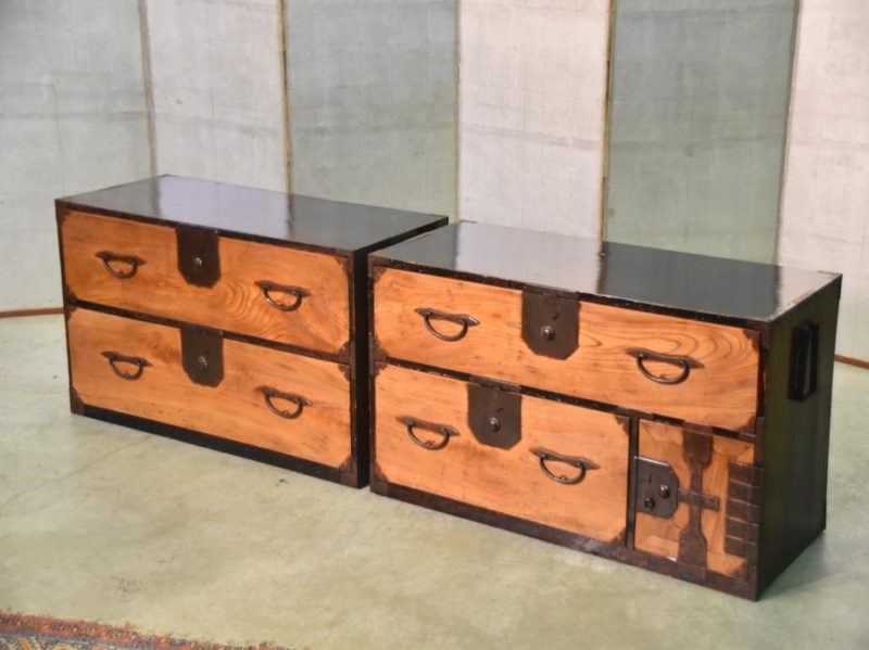 Japanese Antique Nihonmatsu Clothing Chest - Image 4