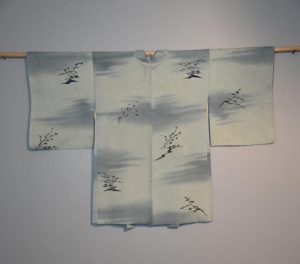 Soft Blue Silk Haori