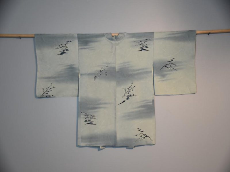 Soft Blue Silk Haori