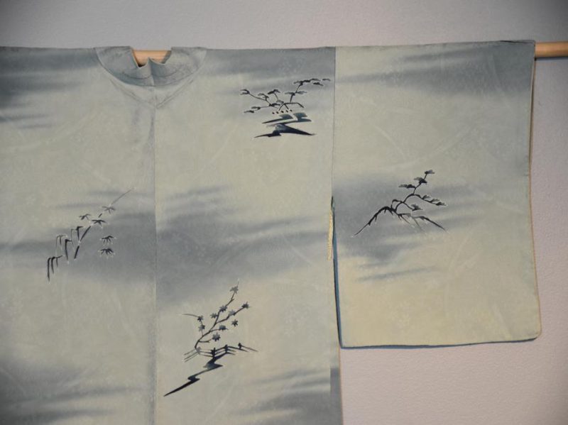 Soft Blue Silk Haori - Image 7