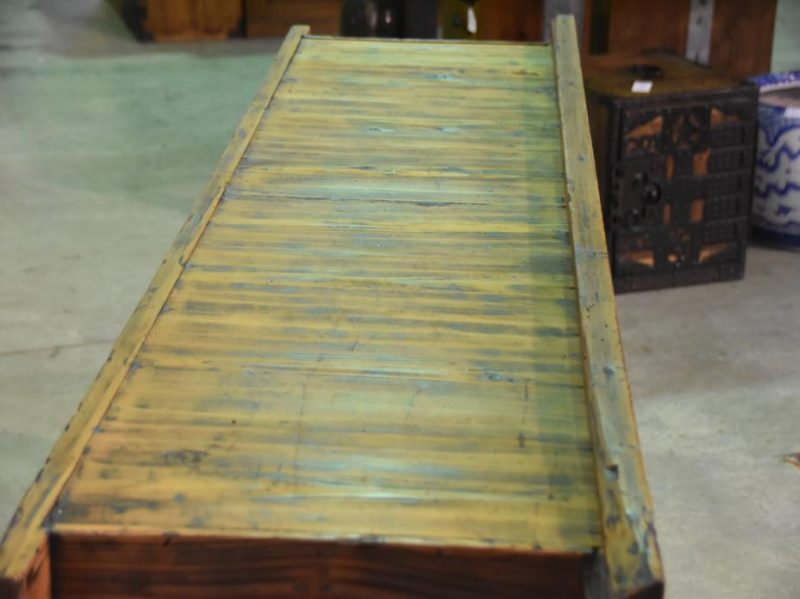 Antique Japanese Wooden Sideboard - Image 5