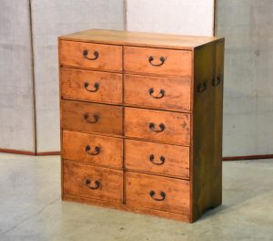 Japanese Antique Hikidashi Chest of Drawers