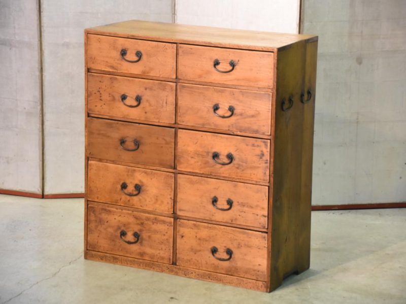Japanese Antique Hikidashi Chest of Drawers - Image 2