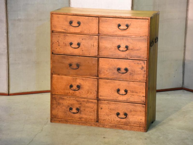 Japanese Antique Hikidashi Chest of Drawers - Image 5