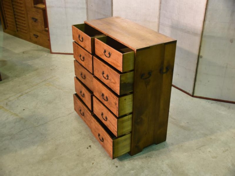Japanese Antique Hikidashi Chest of Drawers - Image 8