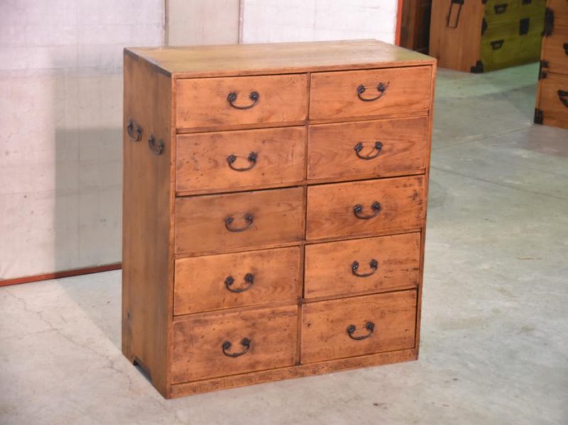 Japanese Antique Hikidashi Chest of Drawers - Image 12