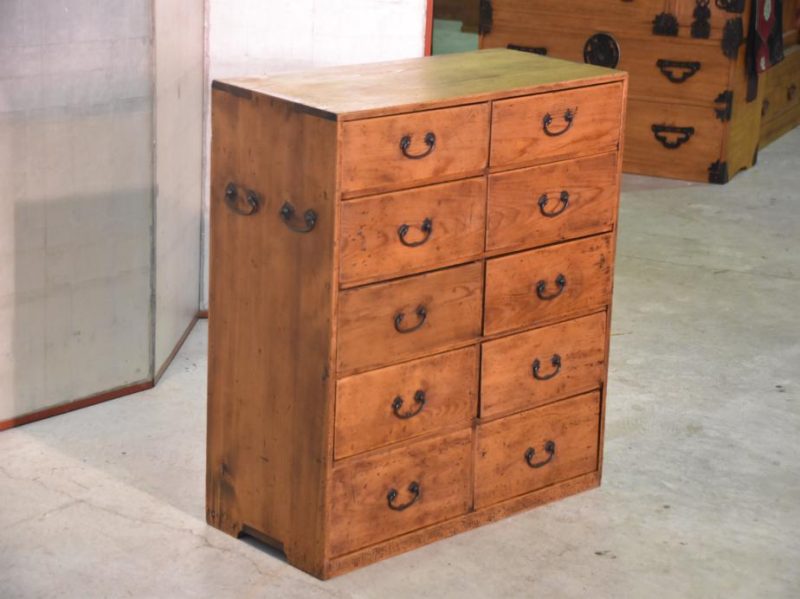 Japanese Antique Hikidashi Chest of Drawers - Image 13
