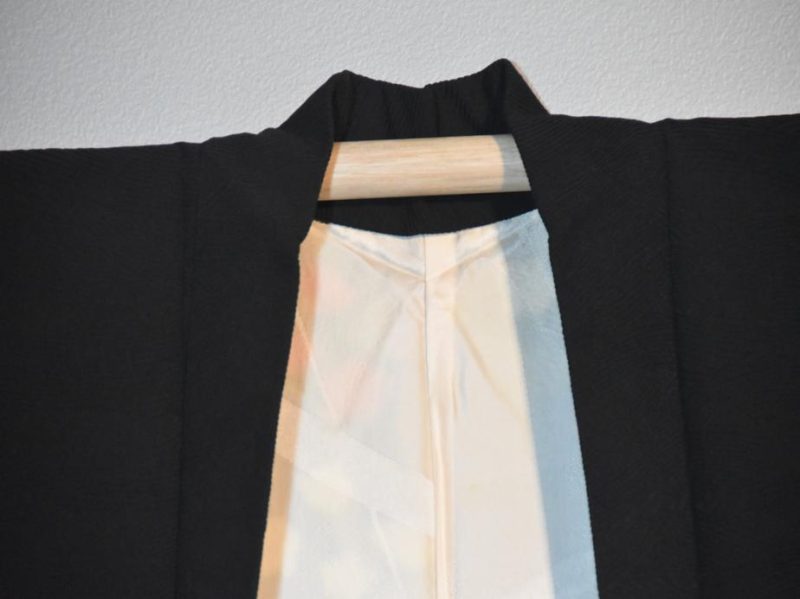 Shibori on Jacquard Silk Haori - Image 4