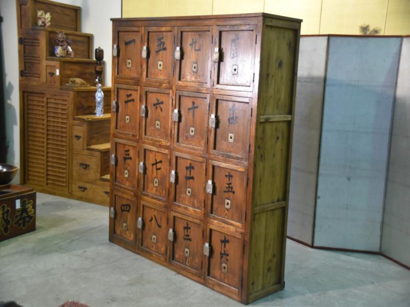 Japanese Sento Bath House Lockers - Image 17