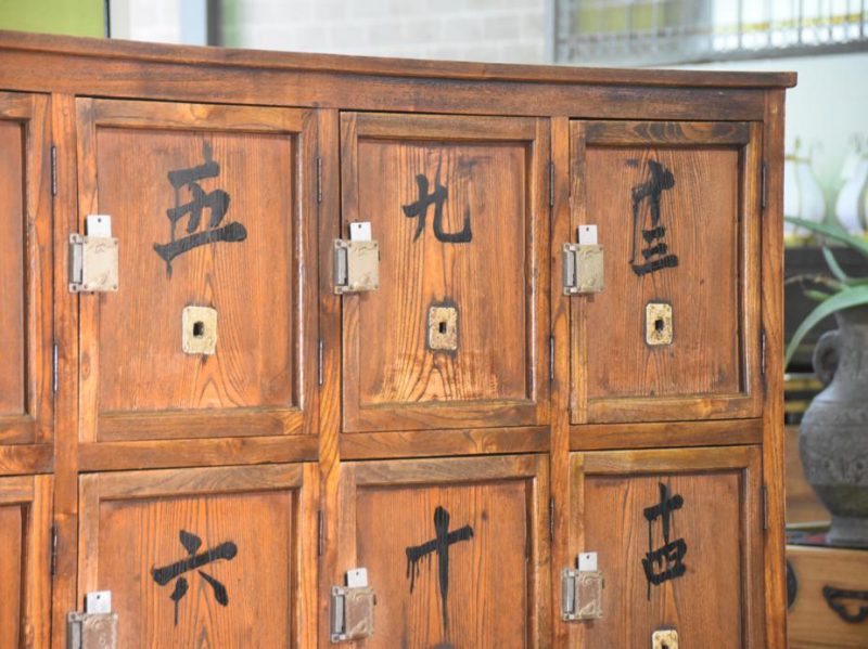 Japanese Sento Bath House Lockers - Image 6