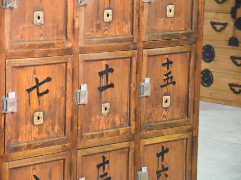 Japanese Sento Bath House Lockers - Image 5
