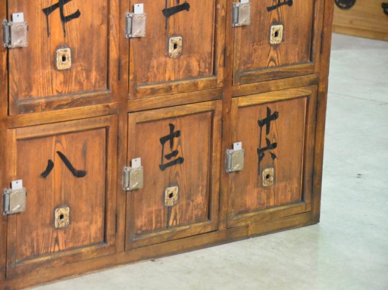 Japanese Sento Bath House Lockers - Image 2
