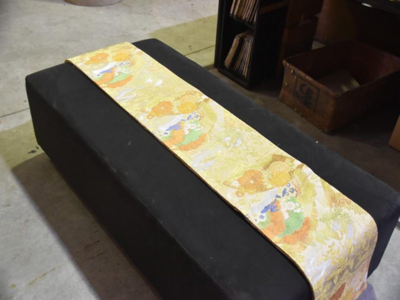 Japanese Vintage Nishijin Brocade Obi Sash - Image 6