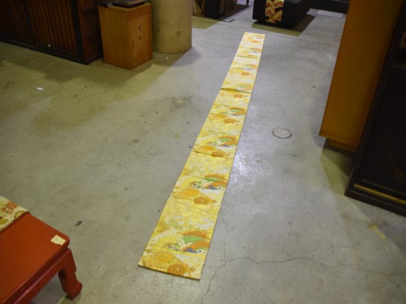 Japanese Vintage Nishijin Brocade Obi Sash - Image 5