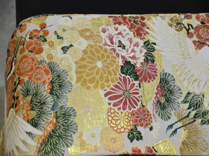 Japanese Vintage Maru Obi Sash or Table Runner - Image 7