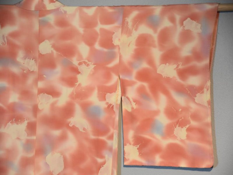Japanese Pink Silk Haori Jacket - Image 10