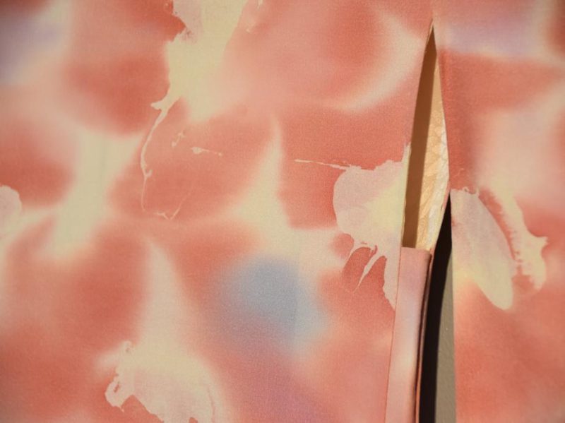 Japanese Pink Silk Haori Jacket - Image 8