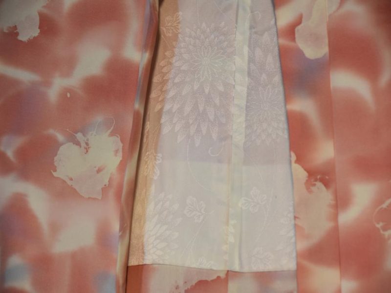 Japanese Pink Silk Haori Jacket - Image 4
