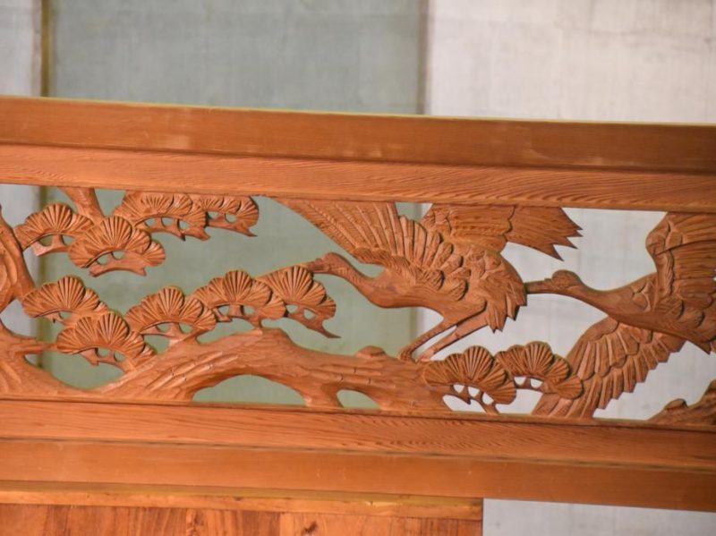 Japanese Flying Cranes Rama Transom - Image 8