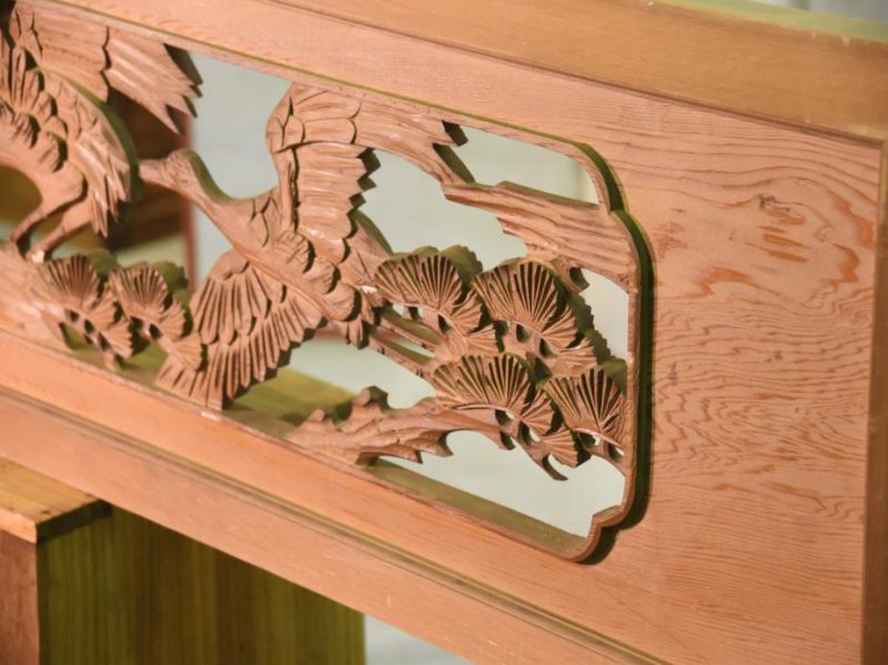 Japanese Flying Cranes Rama Transom - Image 5