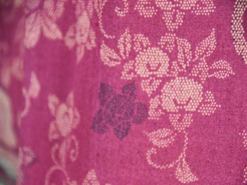 Japanese Pink Camellia Vintage Kimono - Image 2