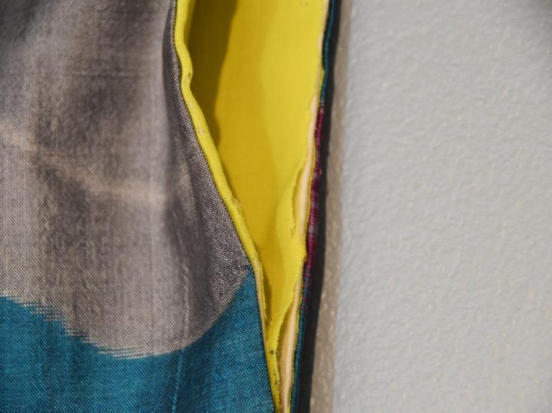 Japanese Meisen Silk Ikat Vintage Kimono - Image 16