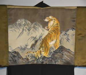 Tiger Silk Vintage Men's Haori