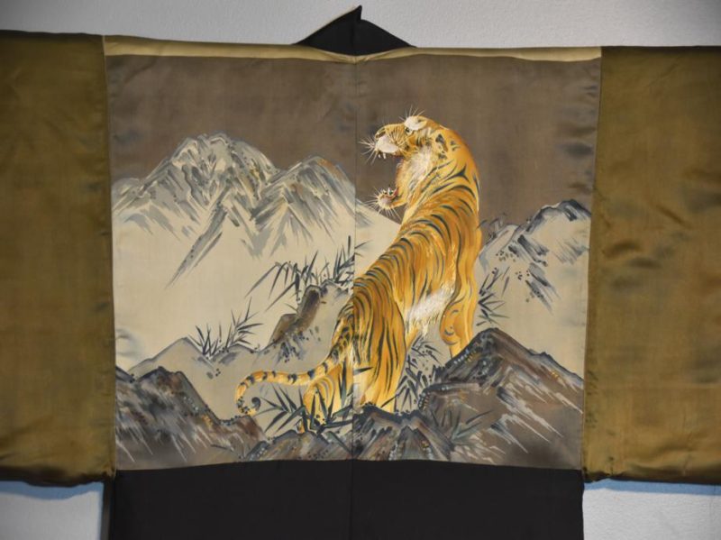 Tiger Silk Vintage Men's Haori