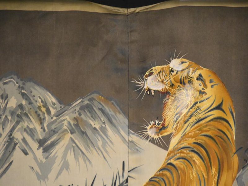 Tiger Silk Vintage Men's Haori - Image 4