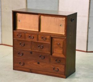 Cha Dansu Japanese Tea Utensil Storage Chest