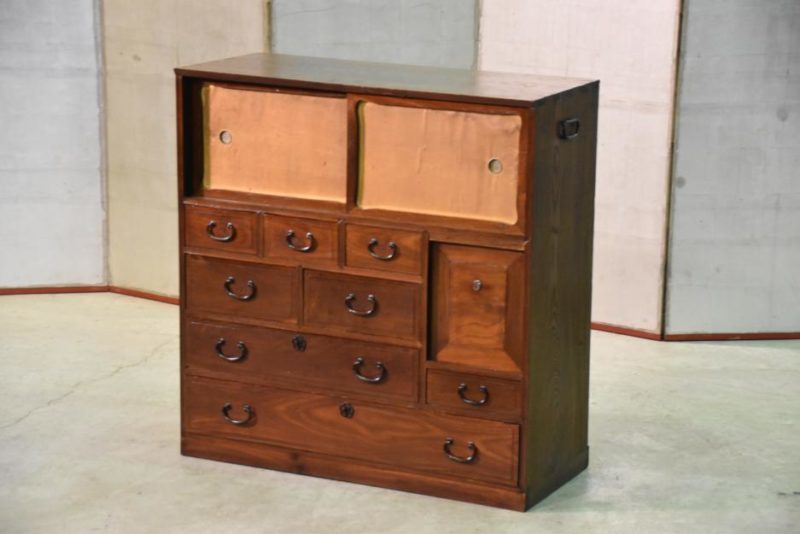 Cha Dansu Japanese Tea Utensil Storage Chest