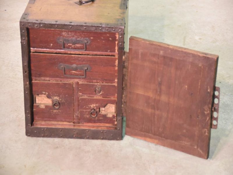 Japanese Antique Ships Chest Funa Dansu - Image 10
