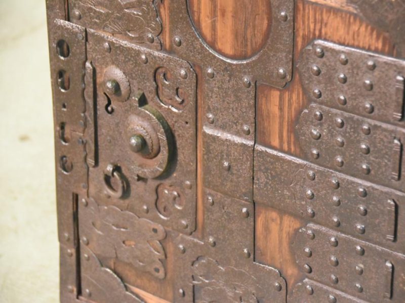Japanese Antique Ships Chest Funa Dansu - Image 8