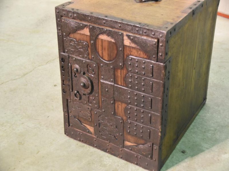 Japanese Antique Ships Chest Funa Dansu - Image 7