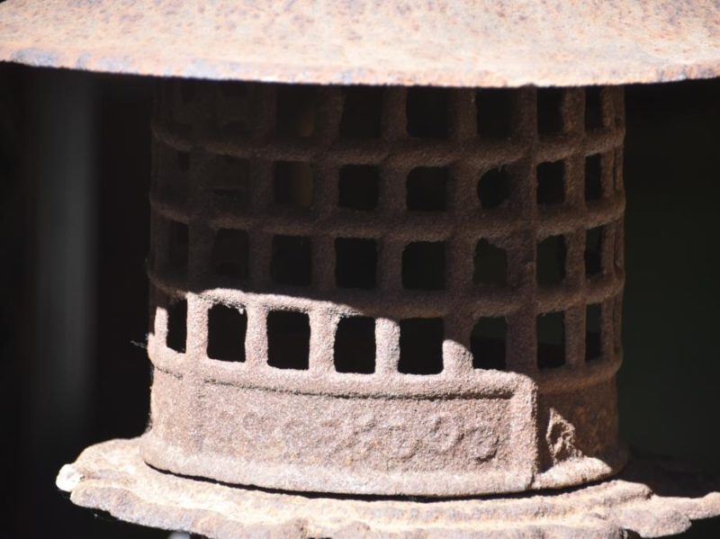 Japanese Cast Iron Garden Lantern - Image 5