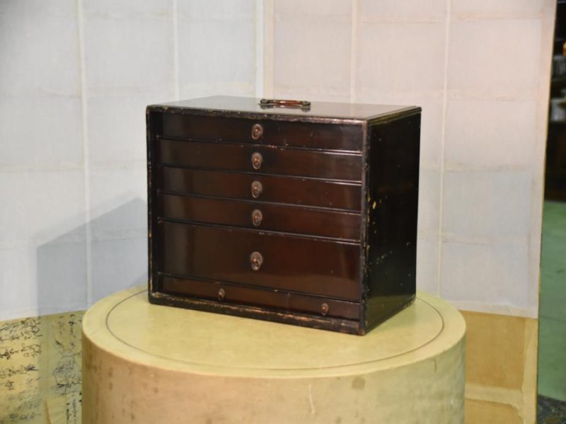Japanese Small Lacquered Collection Chest