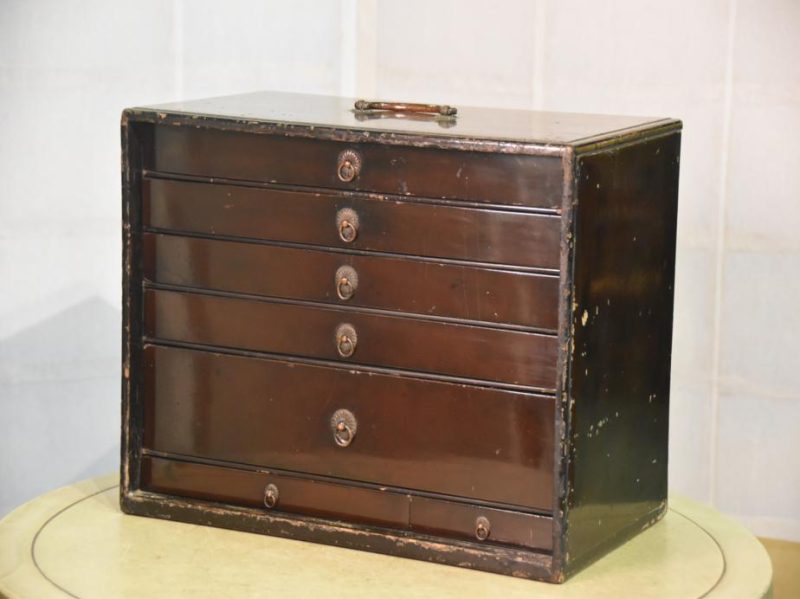 Japanese Small Lacquered Collection Chest - Image 2