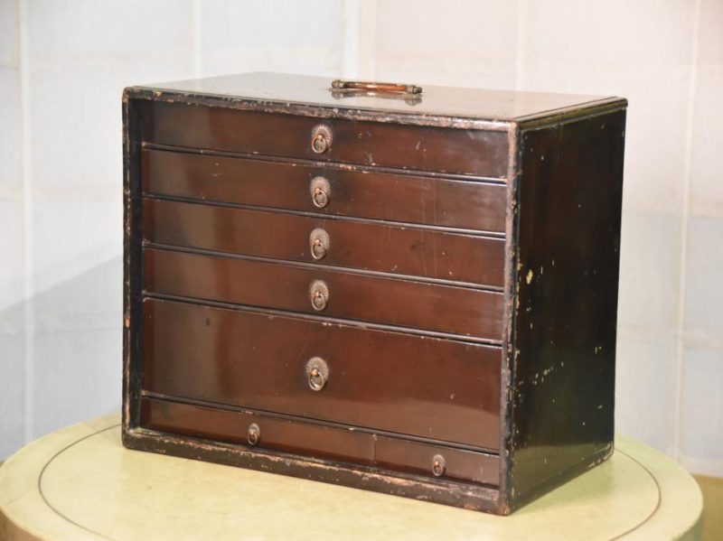 Japanese Small Lacquered Collection Chest - Image 8
