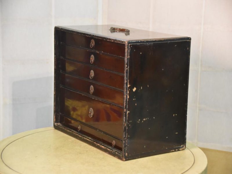 Japanese Small Lacquered Collection Chest - Image 4