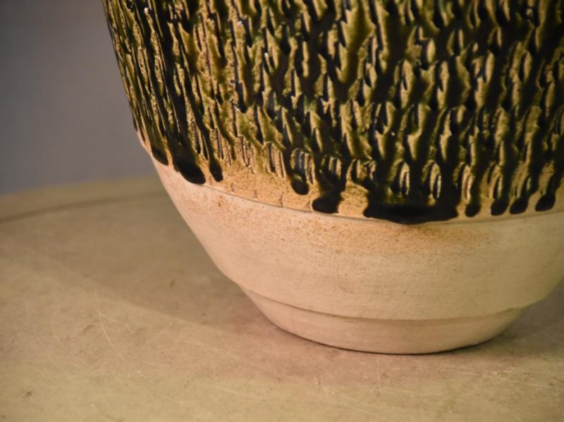 Large Oribe Pottery Vase - Image 17
