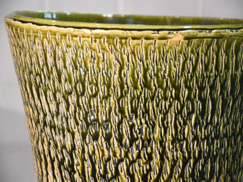 Large Oribe Pottery Vase - Image 13