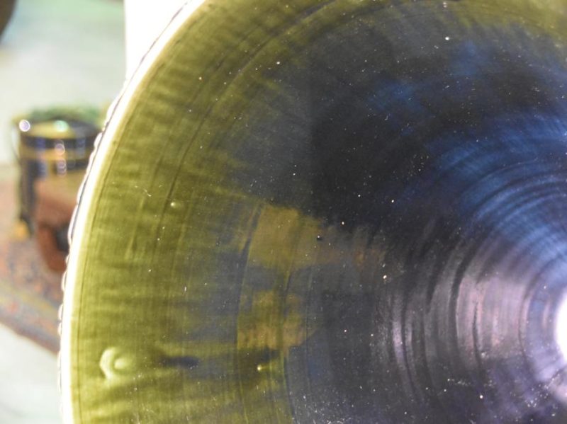 Large Oribe Pottery Vase - Image 8