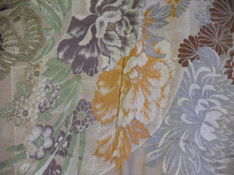 Vintage Brocade Japanese Obi Sash - Image 7