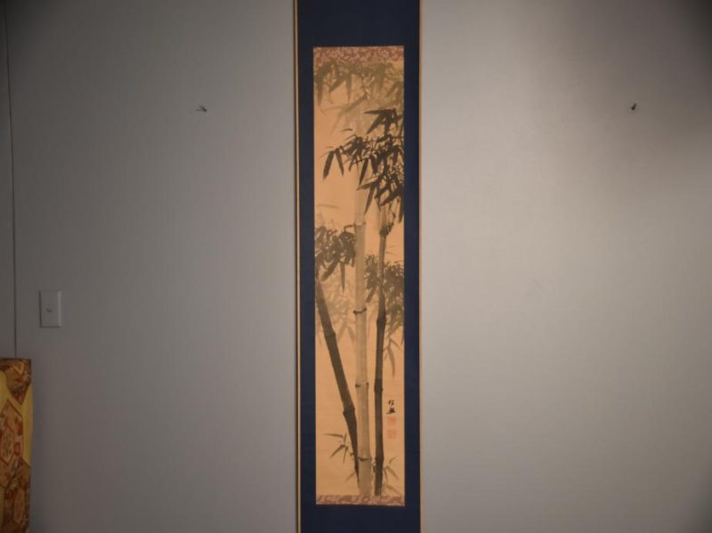 Japanese Bamboo Scroll Ink brush on Paper