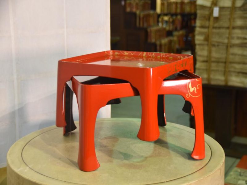 Red Lacquer Trays - Image 6