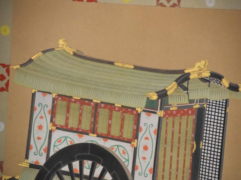 Double Sided Painting of a Hein Period Horse and Cart - Image 5