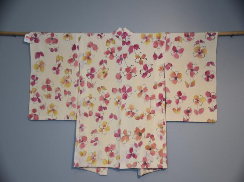 Pretty Flowers Silk Haori