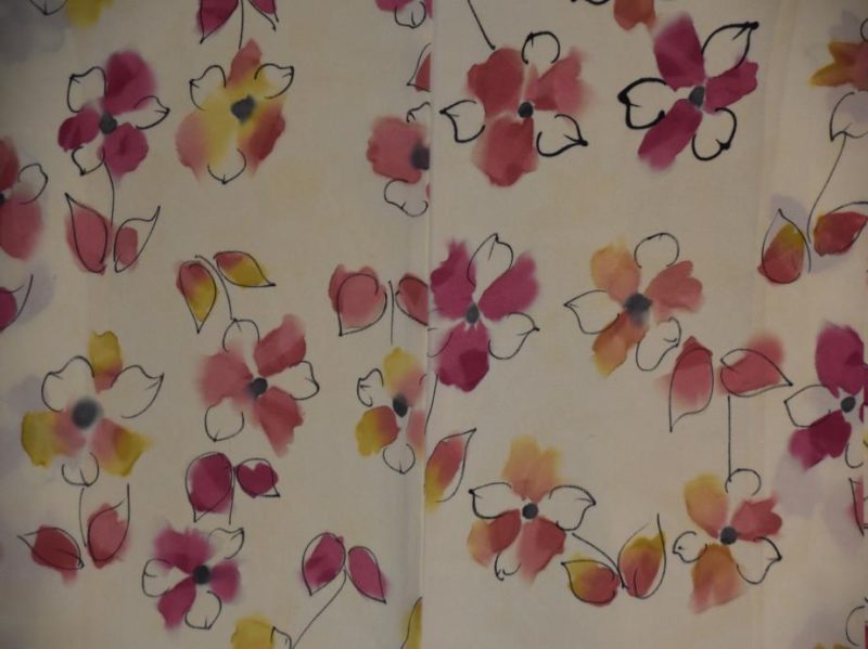 Pretty Flowers Silk Haori - Image 2